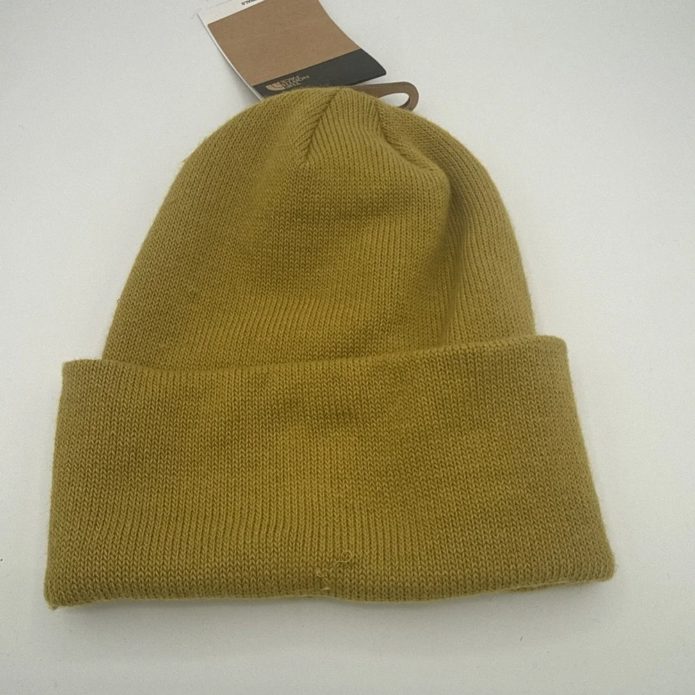 The North Face Beanie Big Box Beanie Amber Green One Size NWT